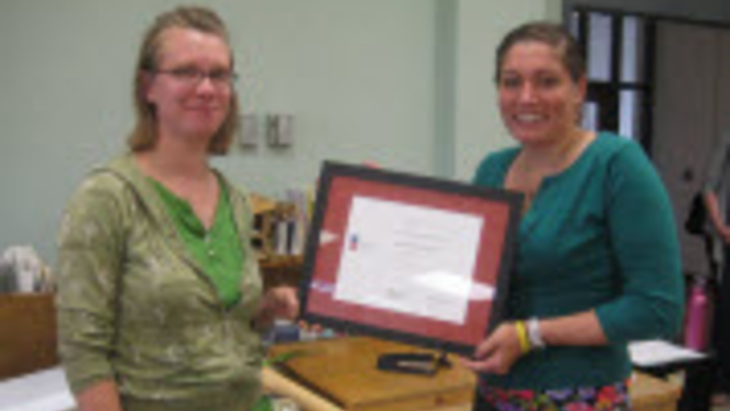 Robyn Fennig Receives AICP Award